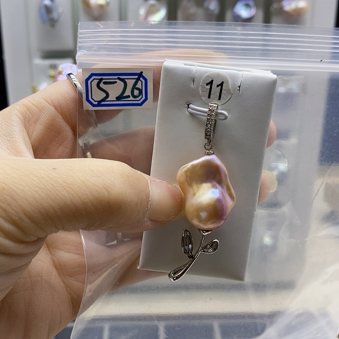 颈饰合金淡水珍珠