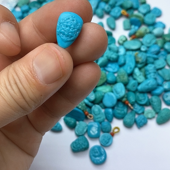 绿松石珠宝奇石未镶嵌