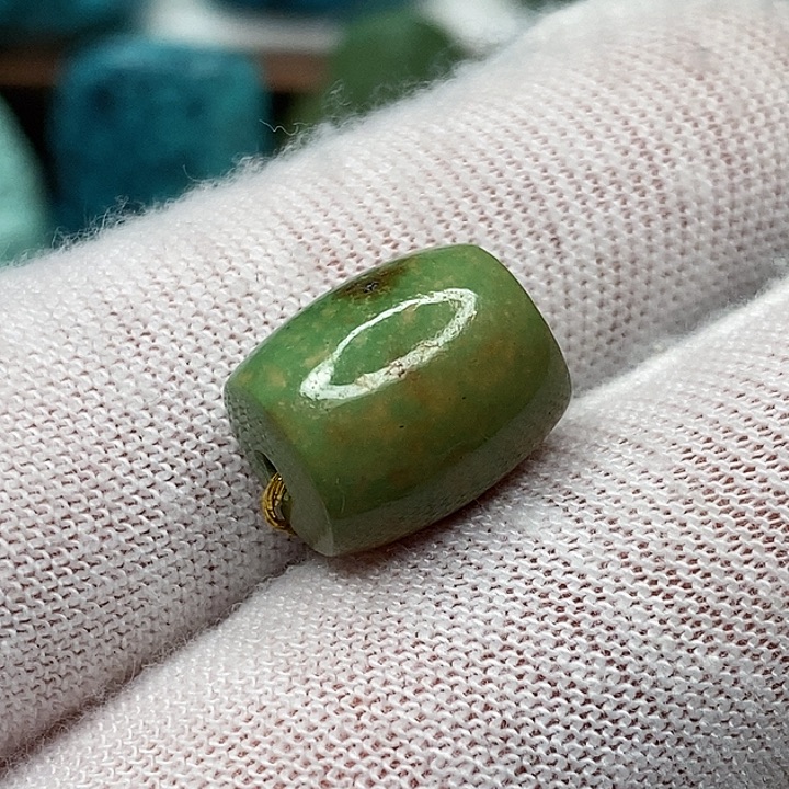 绿松石未镶嵌天然原矿 地大质检