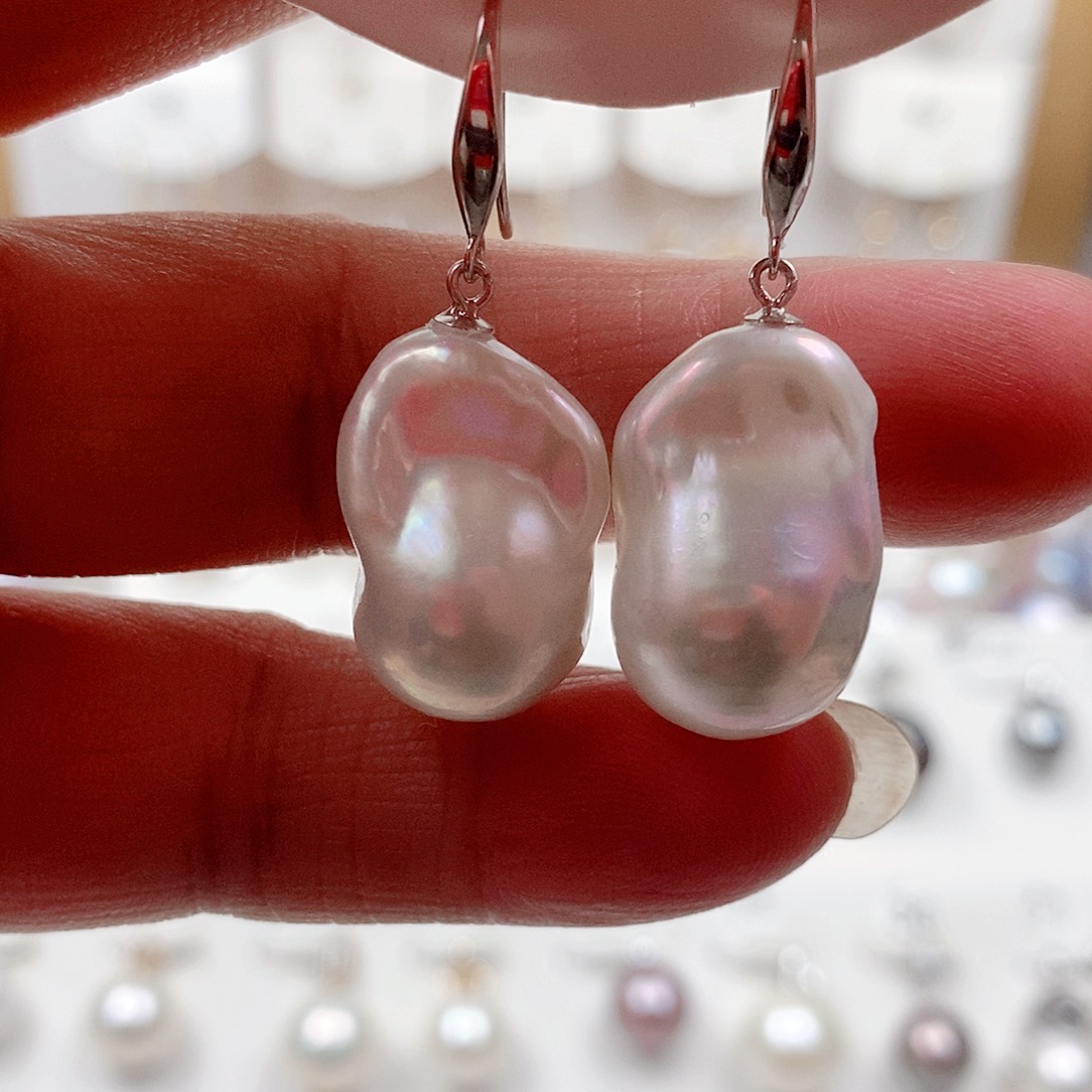 淡水珍珠银S925镶嵌颈饰