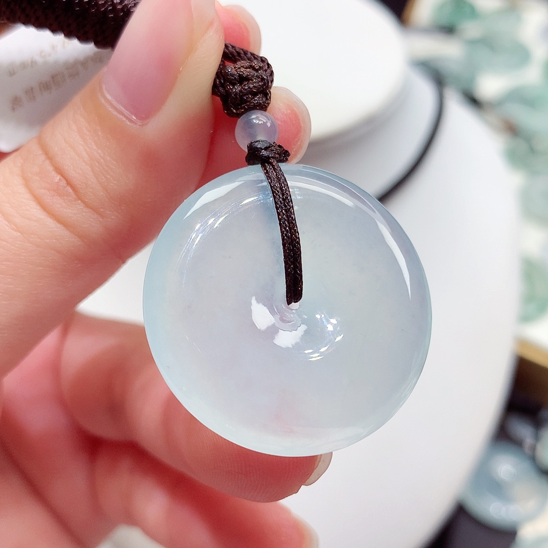 颈饰未镶嵌翡翠翡翠102，29.4/5.9