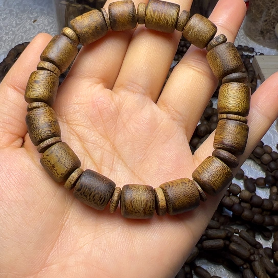 沉香手串卡11隔片珠多样性发一