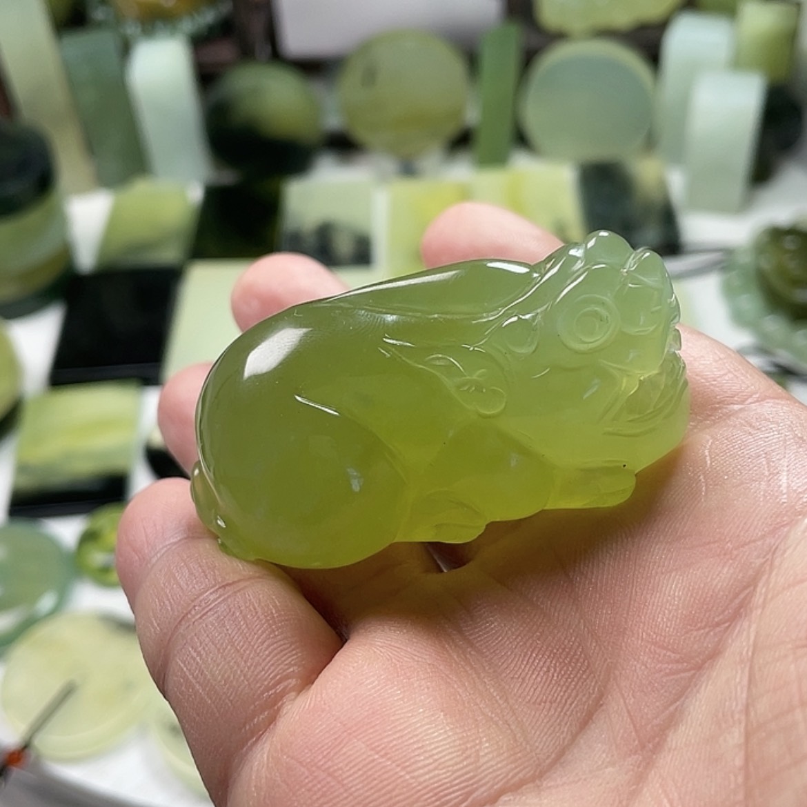 【闪购商品】岫玉手把件未镶嵌