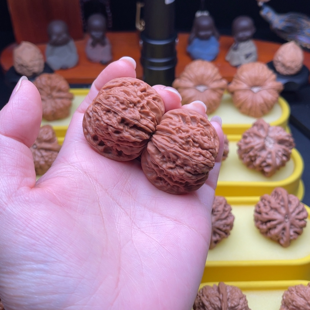 把件文玩核桃38磨盘