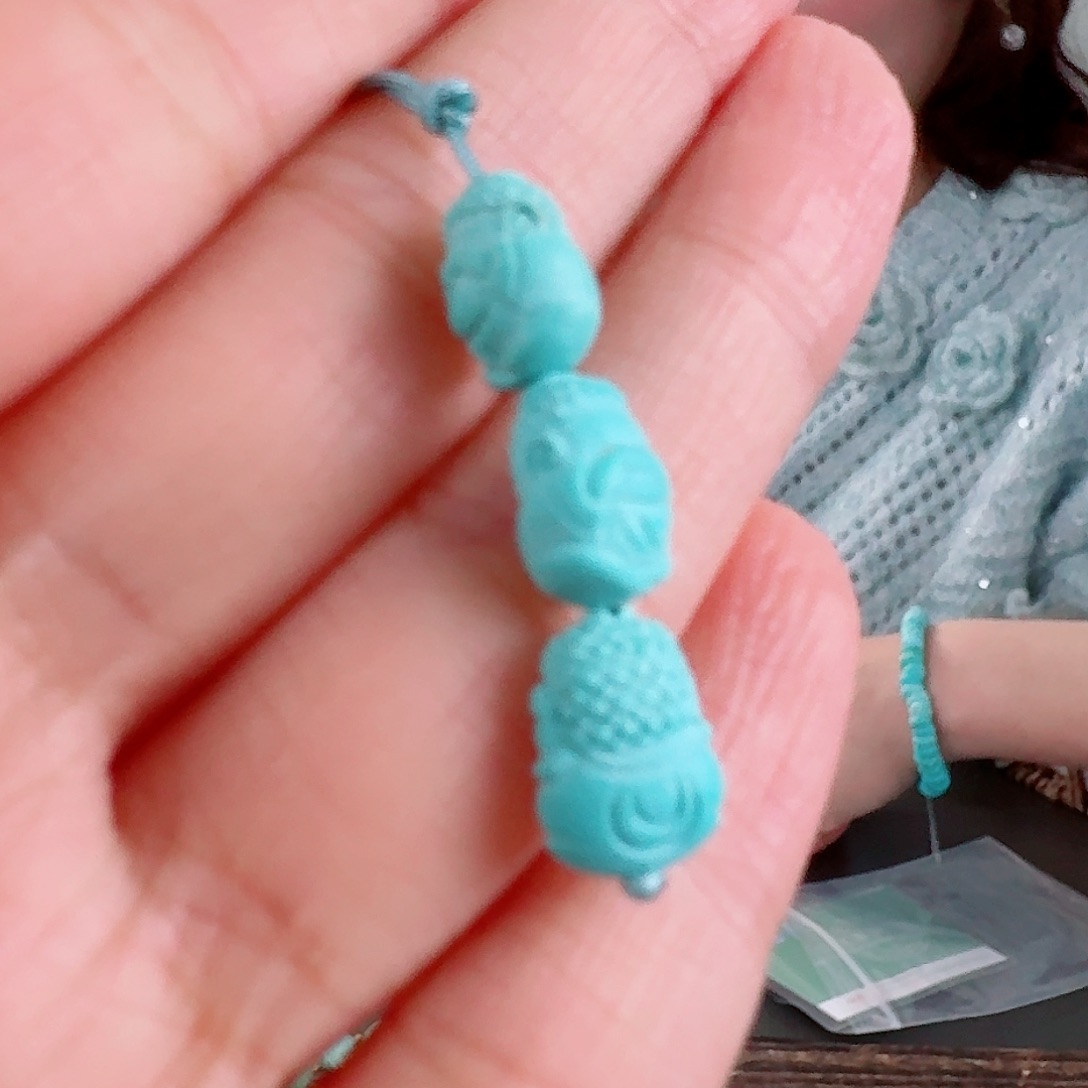 绿松石珠宝奇石未镶嵌