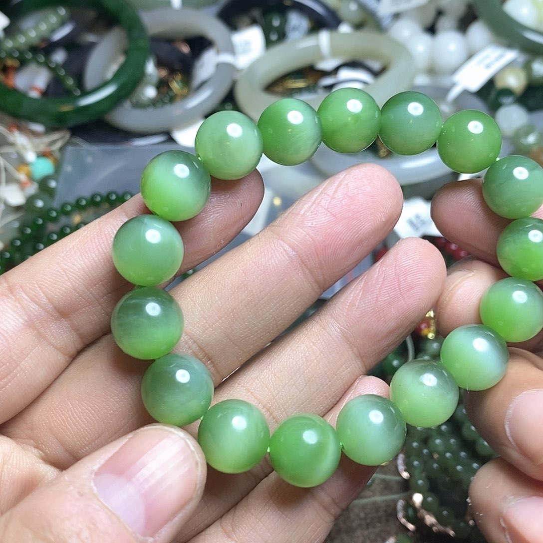 和田玉手链未镶嵌