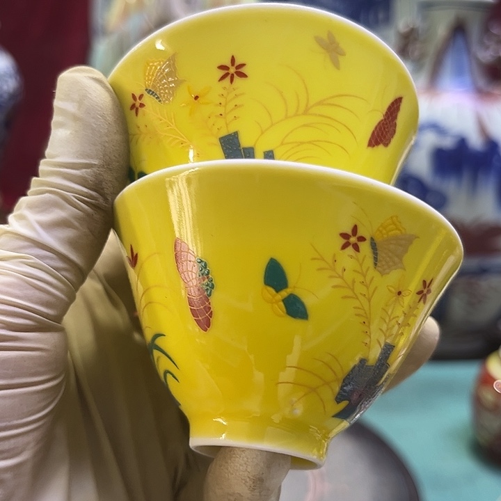 茶盏摆件摆件抱月瓶