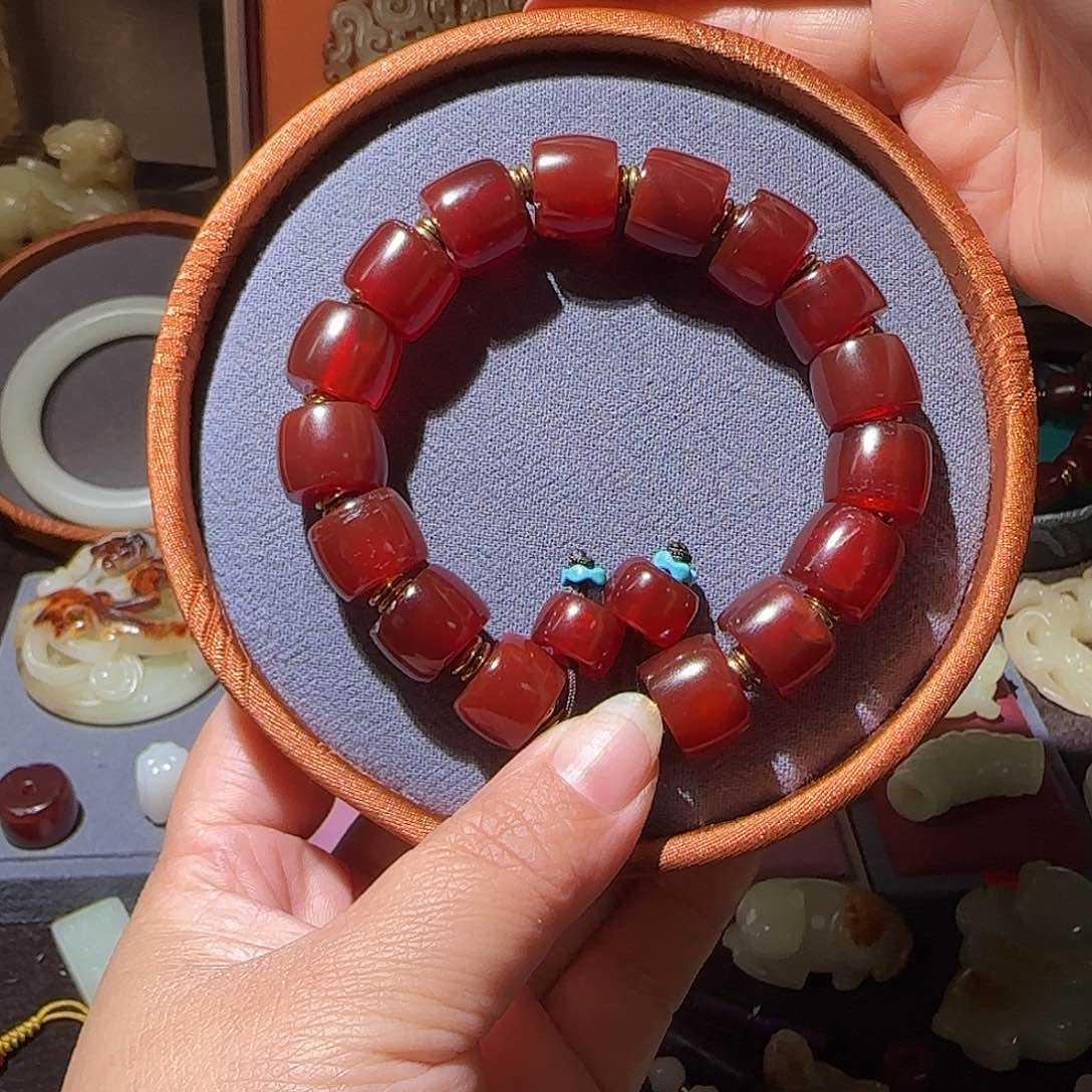 玛瑙/玉髓手链未镶嵌日**晖