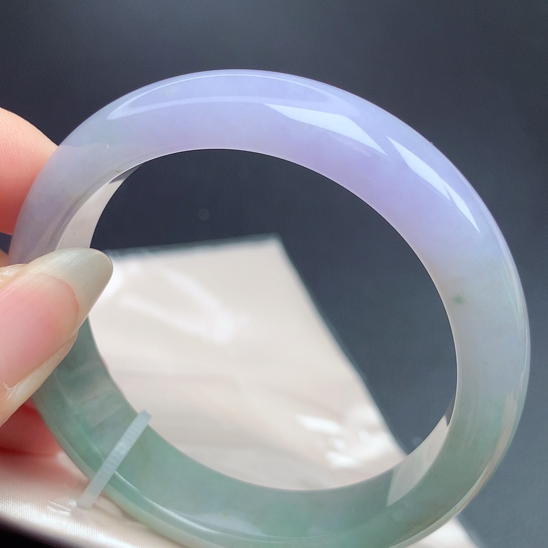 未镶嵌手镯翡翠53.5圈口