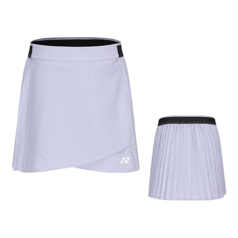 YONEX/尤尼克斯羽毛球服半身裙内置安全裤透气运动裙女款