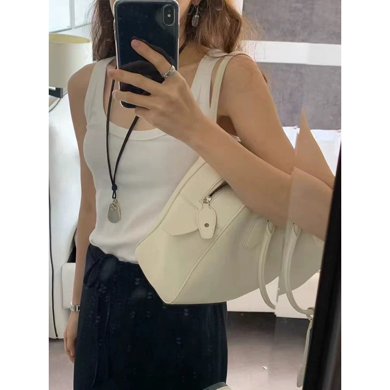 现！慕予【大U背心】ounc*2025秋款百搭圆领无袖女内搭上衣显瘦美背