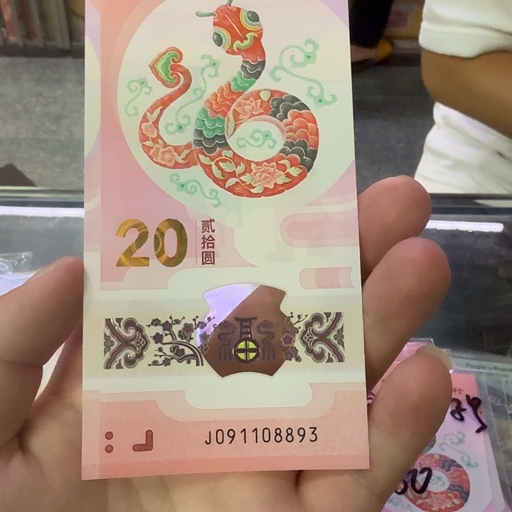 蛇钞金山号裸钞091108893