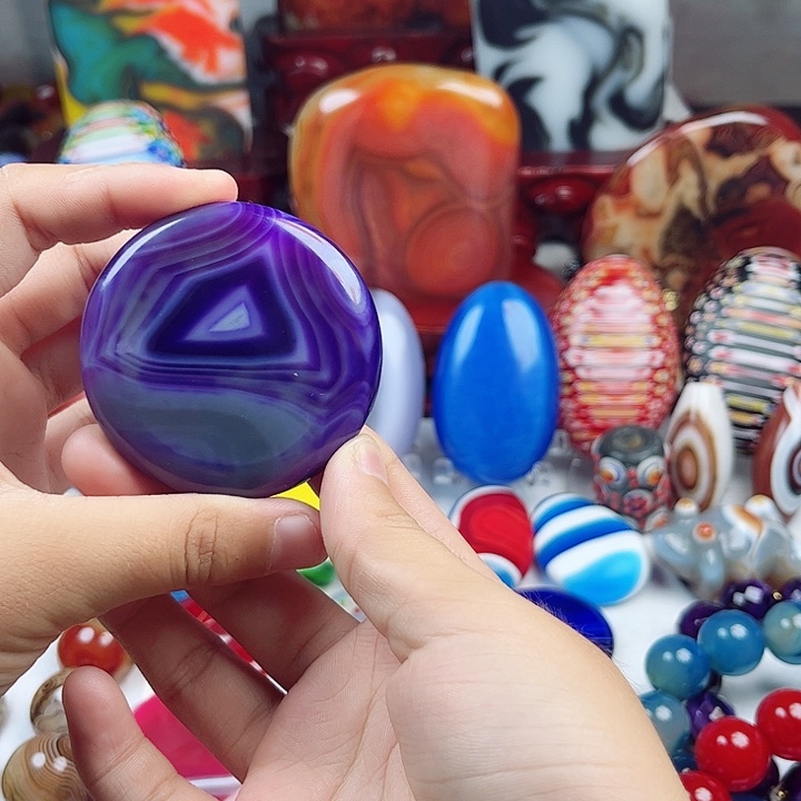 未镶嵌耳饰玛瑙/玉髓