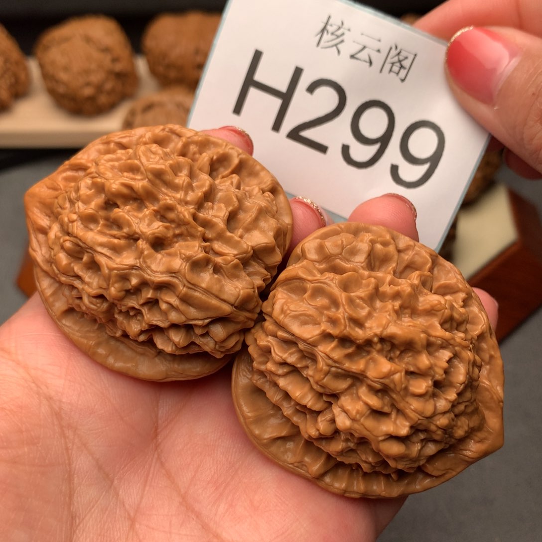 文玩核桃把件47官帽