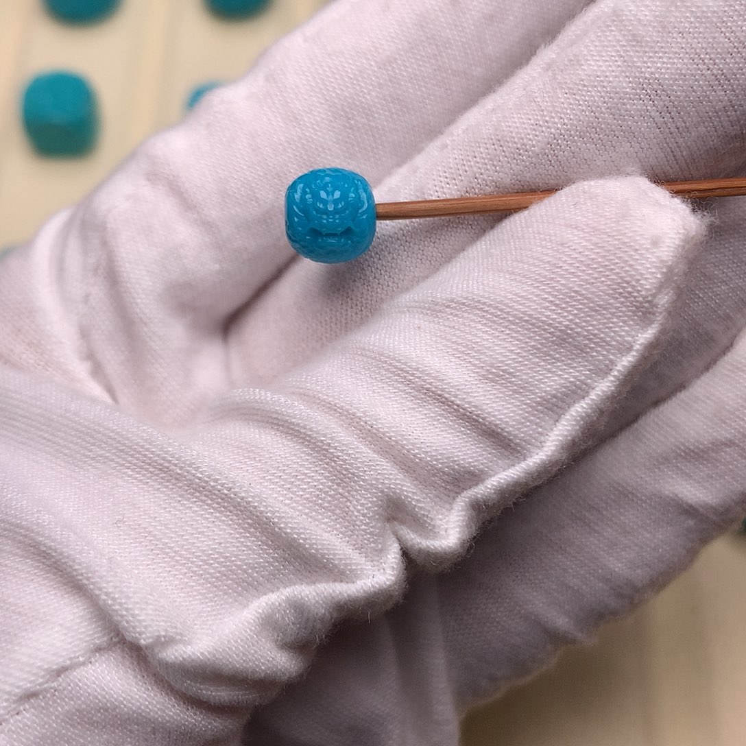 绿松石未镶嵌绿松石龙老型8.3