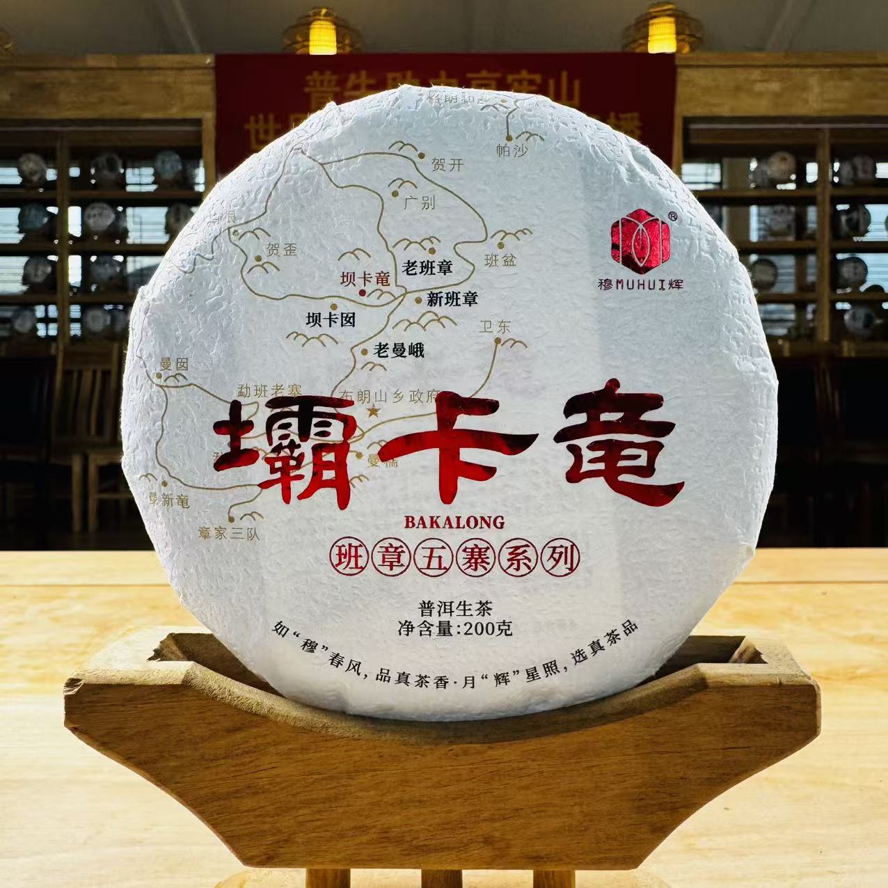 2025年云南普洱生茶普洱茶叶【坝卡竜】200克紧压饼高端饼茶