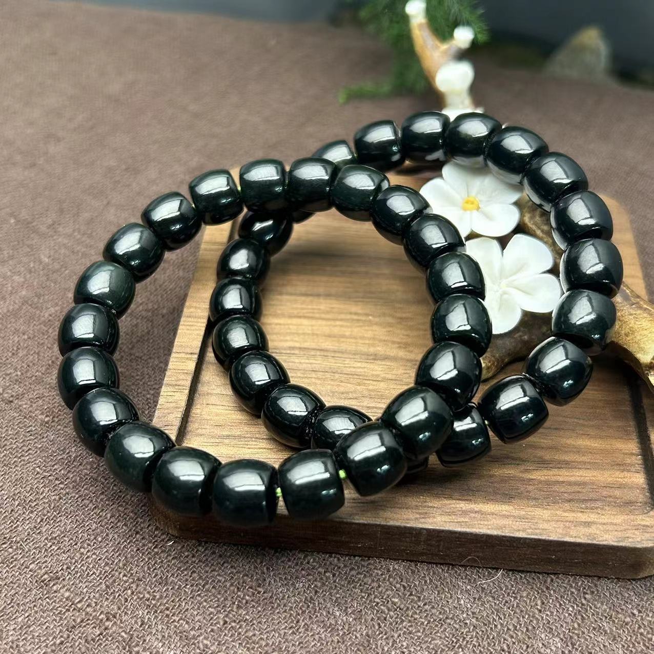 天然和田玉手串多样性发其一1040011