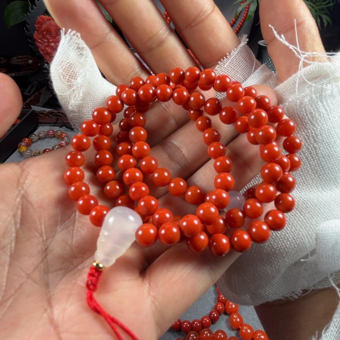 南红玛瑙手链未镶嵌小*挞