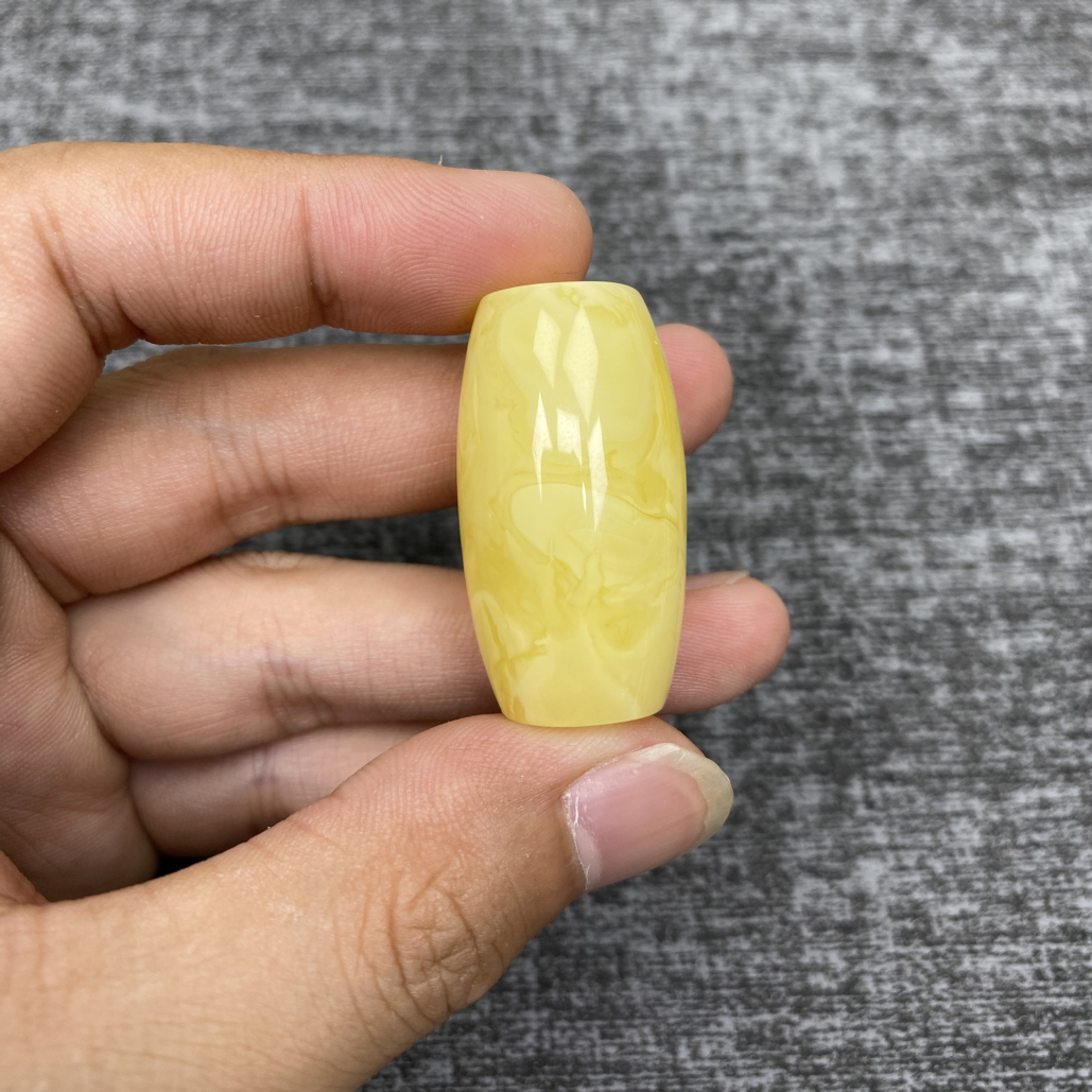 俄料国矿一级桶珠蜡质浓郁蜡花深遂
