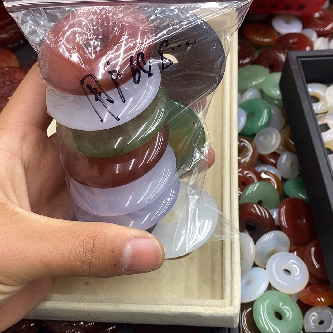 玛瑙/玉髓珠宝半成品合金用****8