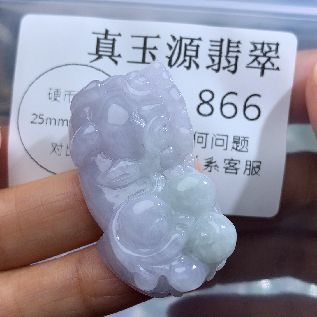 翡翠未镶嵌颈饰866