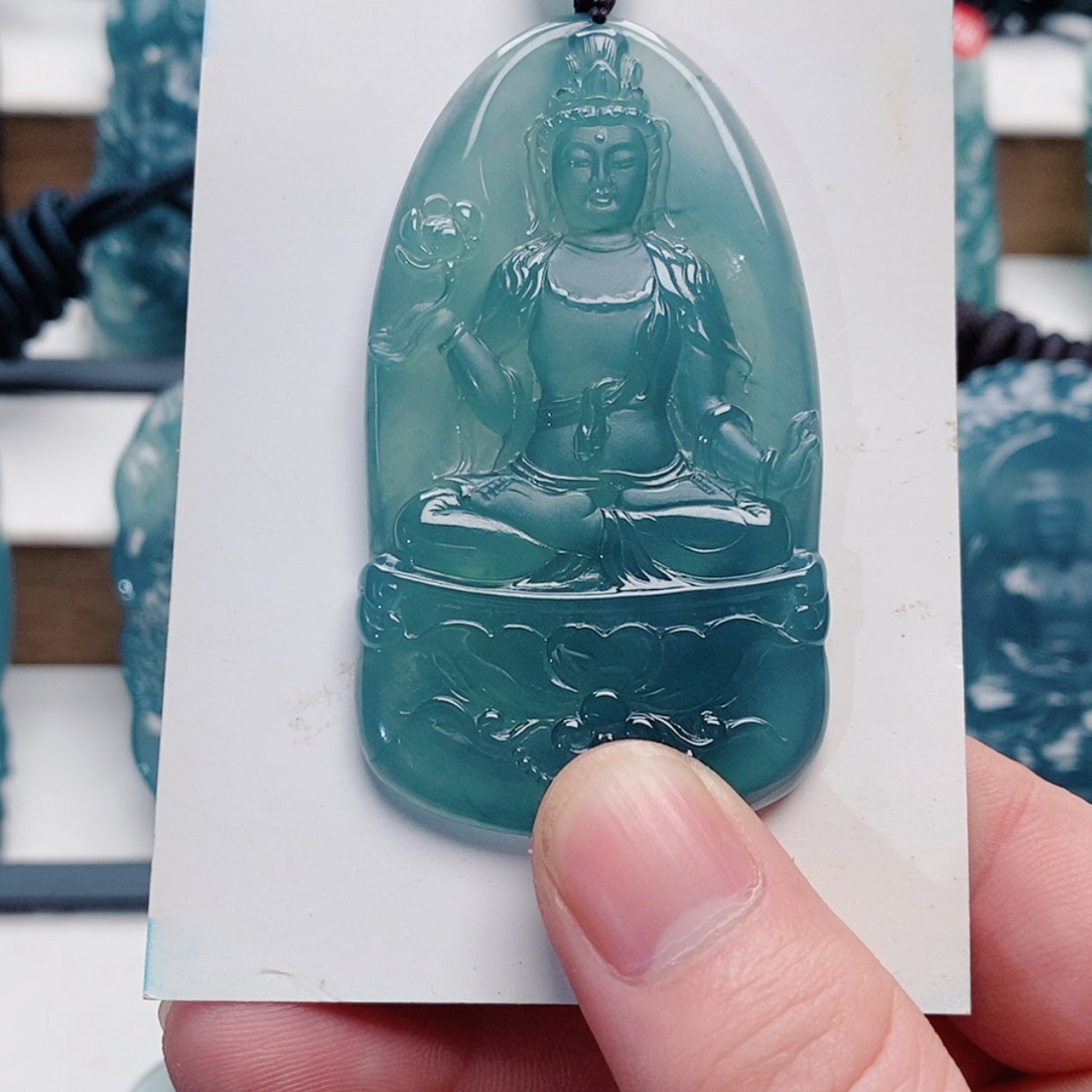 【闪购商品】翡翠颈饰未镶嵌优***爷翡翠