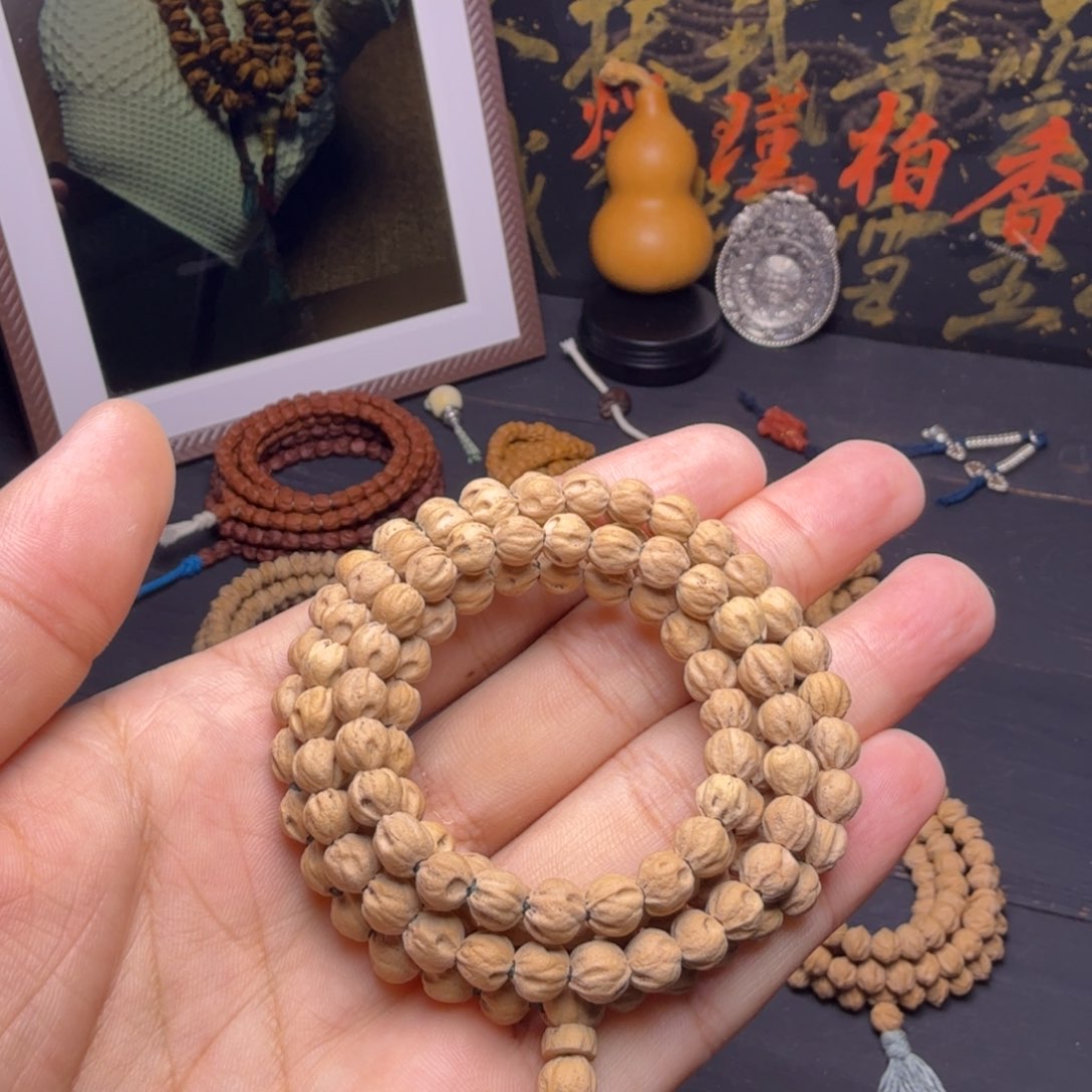 柏香籽/百香籽吊坠纯原桩 莲花 陨石坑