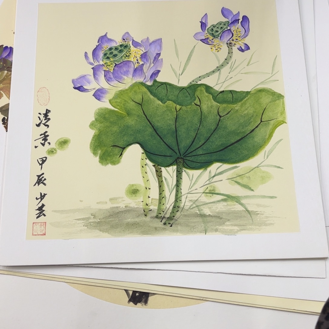 国画国画老师作品刘