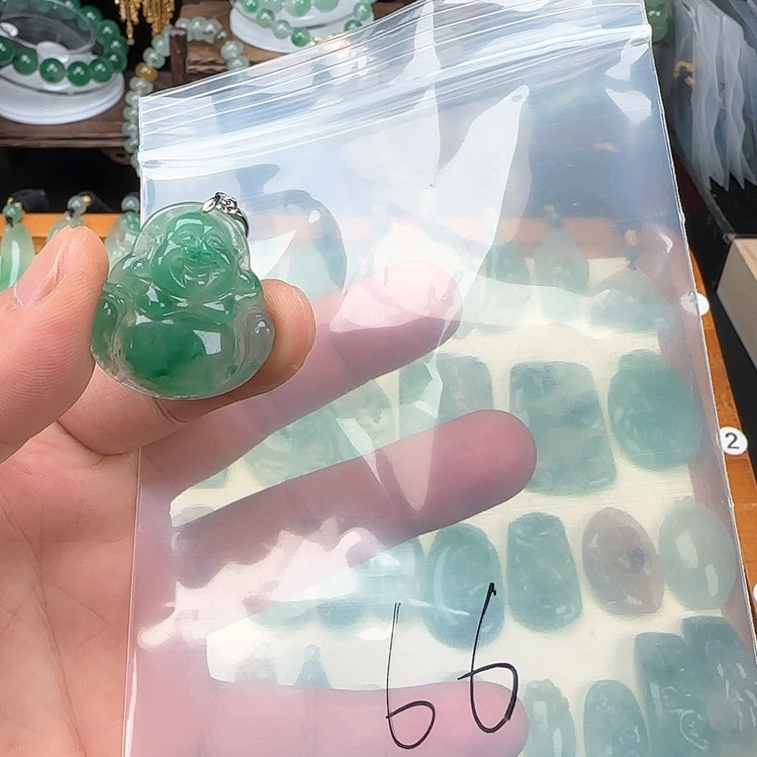 石英质玉吊坠(不含链)银S925镶嵌