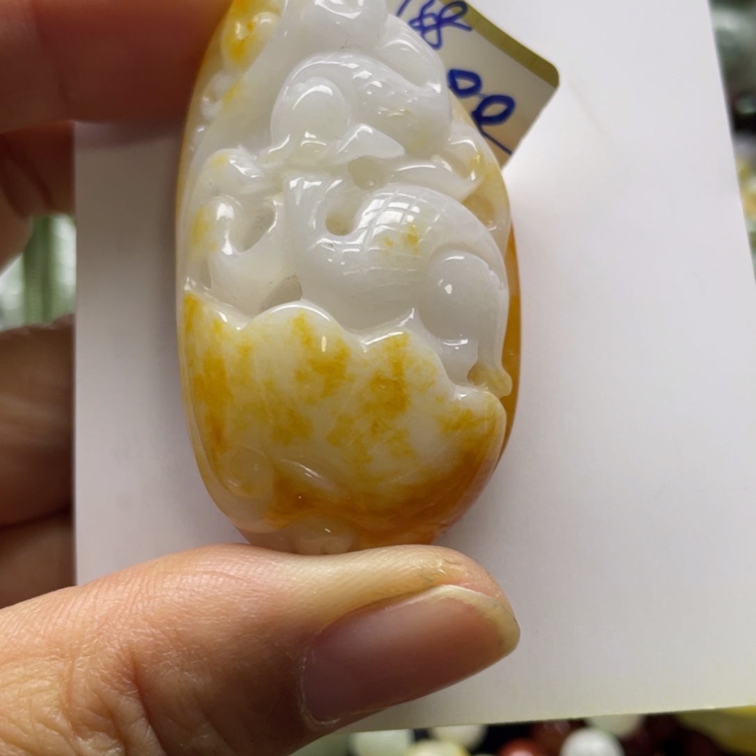 今***缘翡翠未镶嵌颈饰翡翠