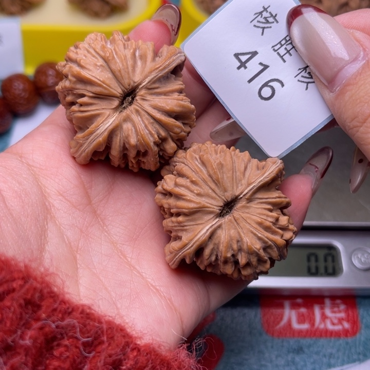 文玩核桃把件汗高楼41.416