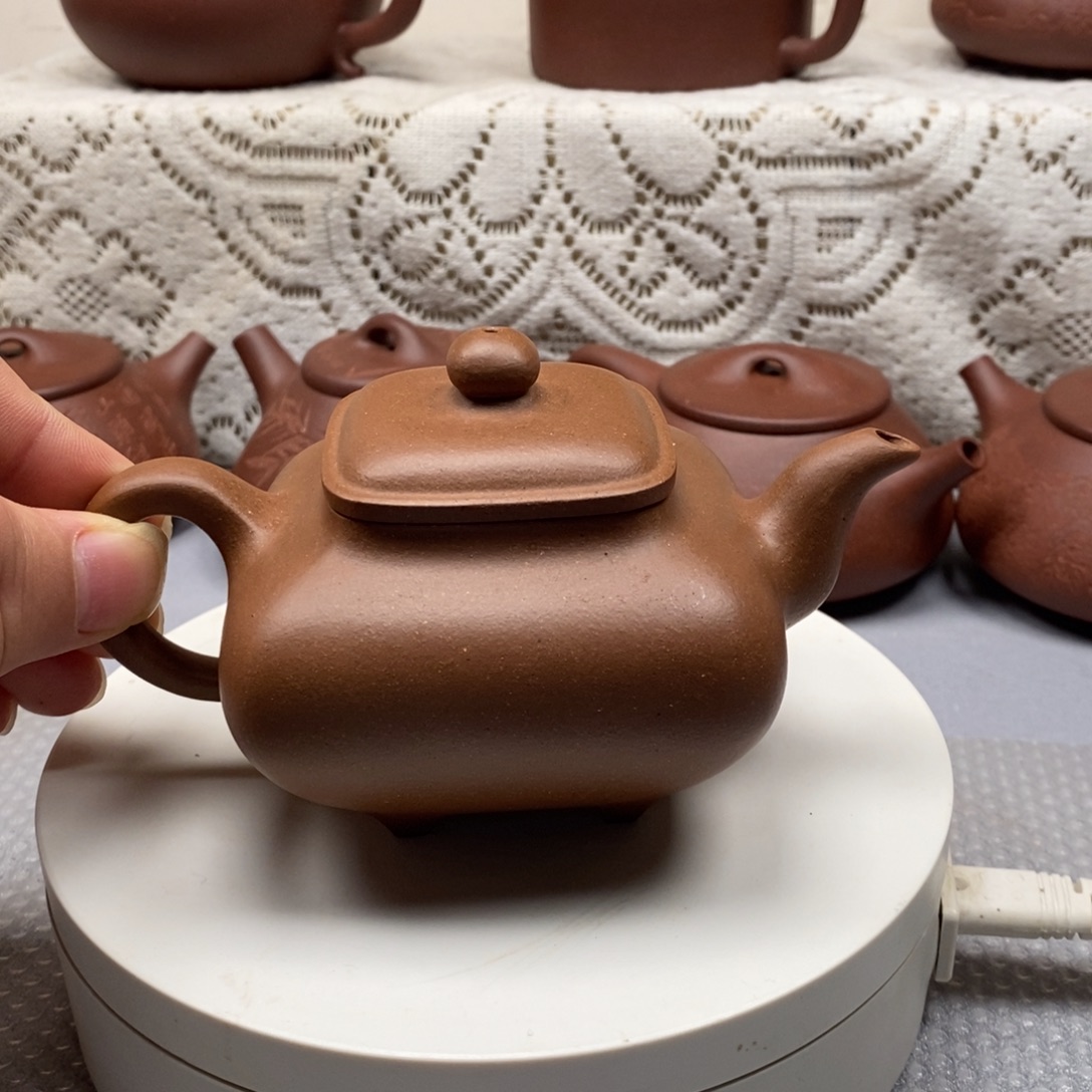 紫砂茶壶 老段泥深井