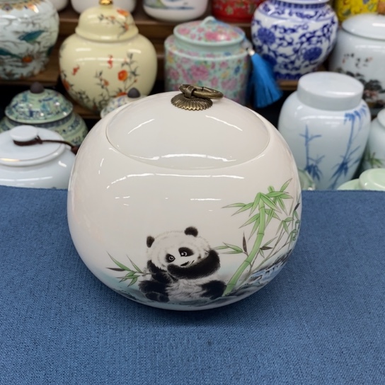 瓷片陶瓷密封罐茶叶罐