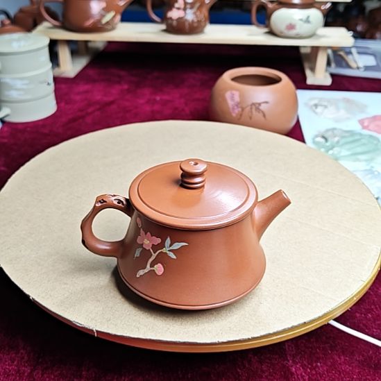 m***长建水紫陶复烧茶壶全品19号