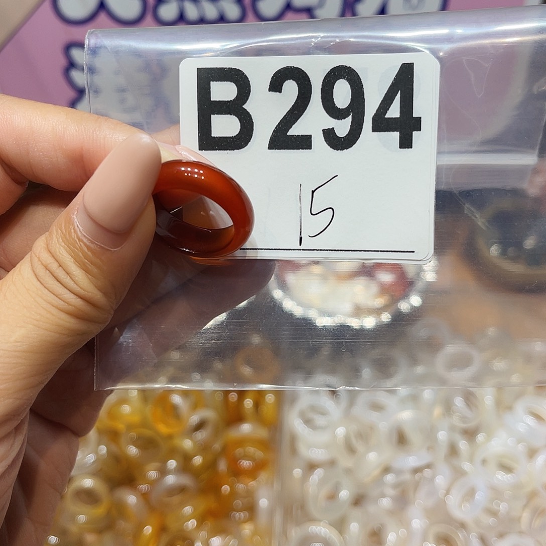 未镶嵌戒指玛瑙/玉髓b294