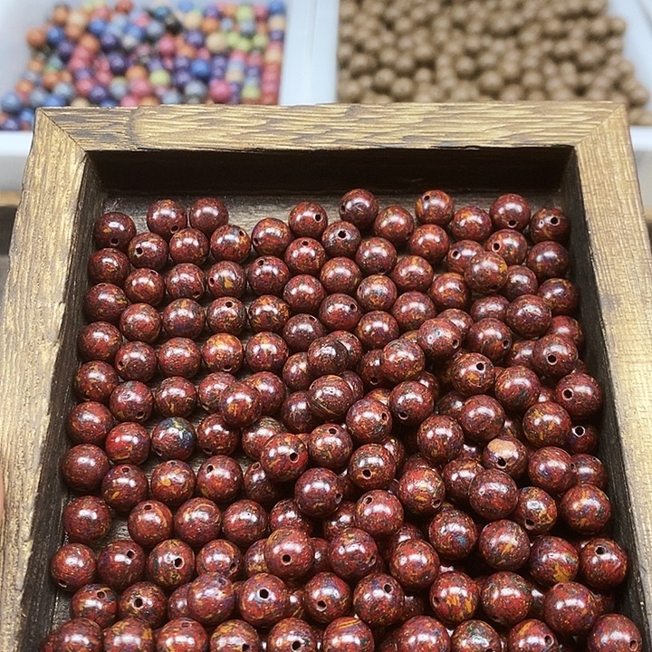 梦回敦煌0.8天然合香珠到手120颗打底