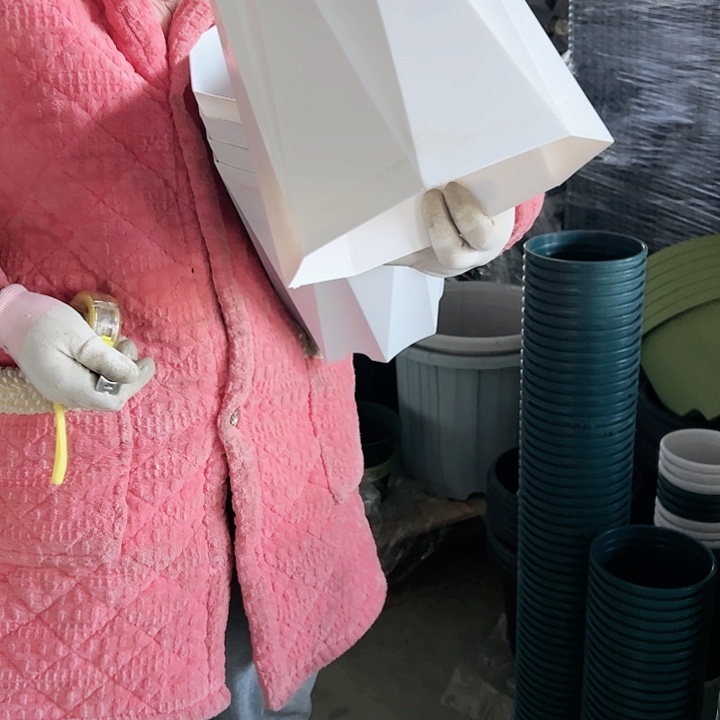 塑料瑕疵钻石盆3#白色5个无托