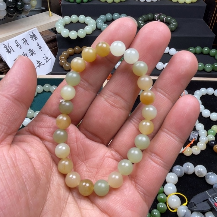 和田玉手串未镶嵌