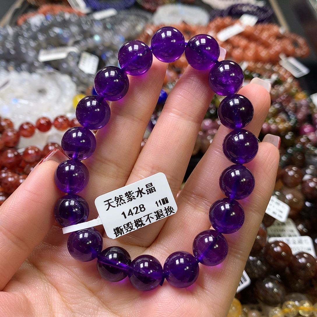 水晶手链未镶嵌，