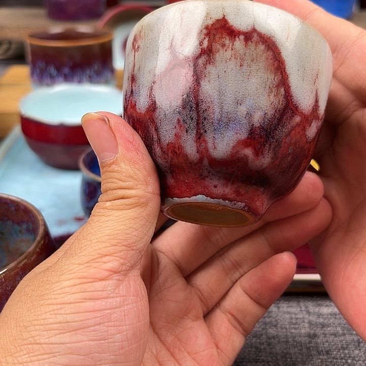 昌**姚钧窑茶器作品钧瓷