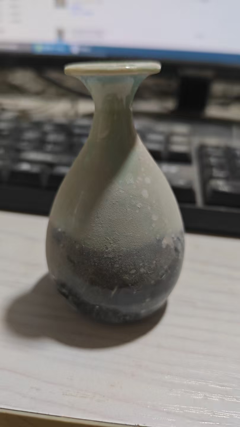 艺术花器水培插花客厅桌面装饰绿色