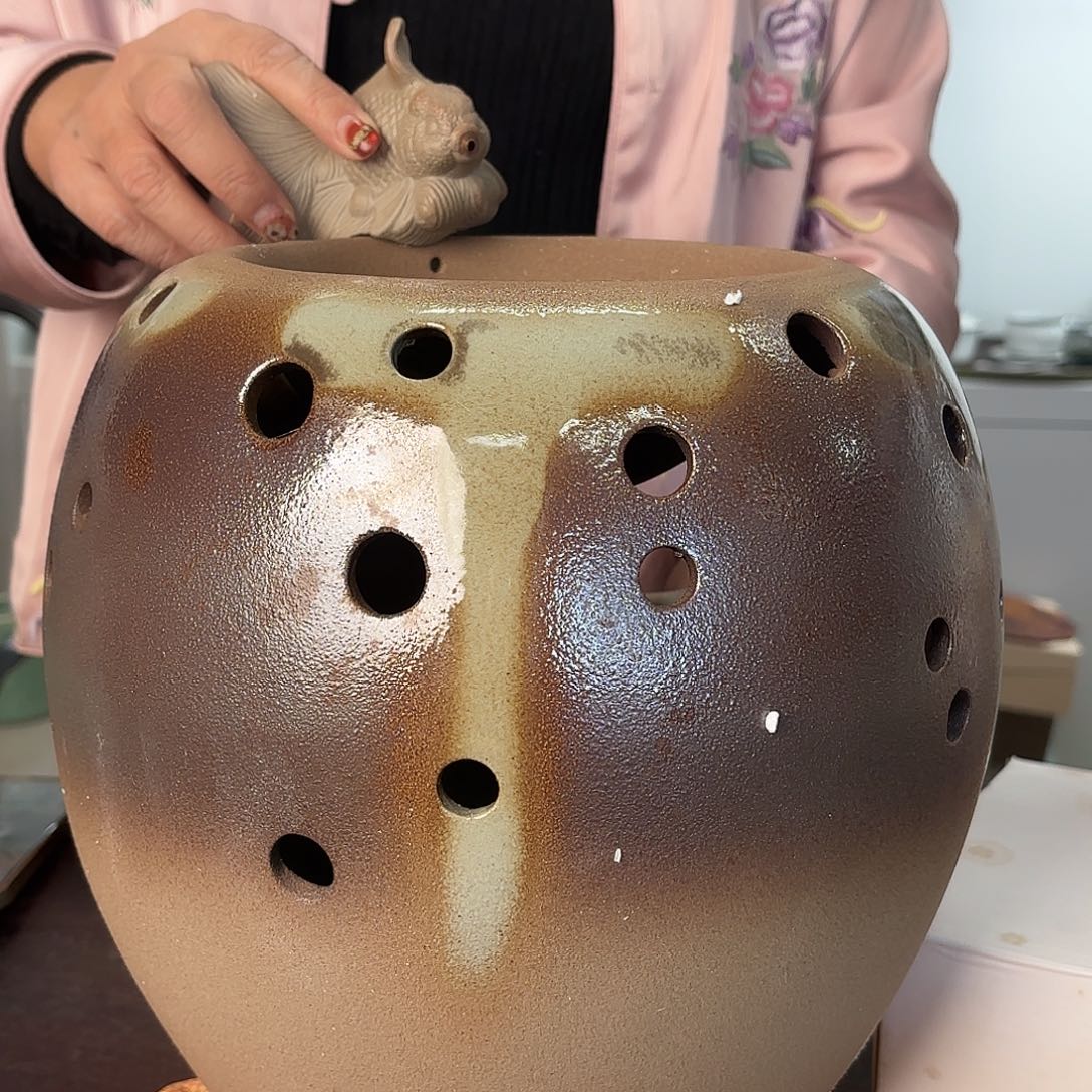 龙泉云间青瓷小米茶器