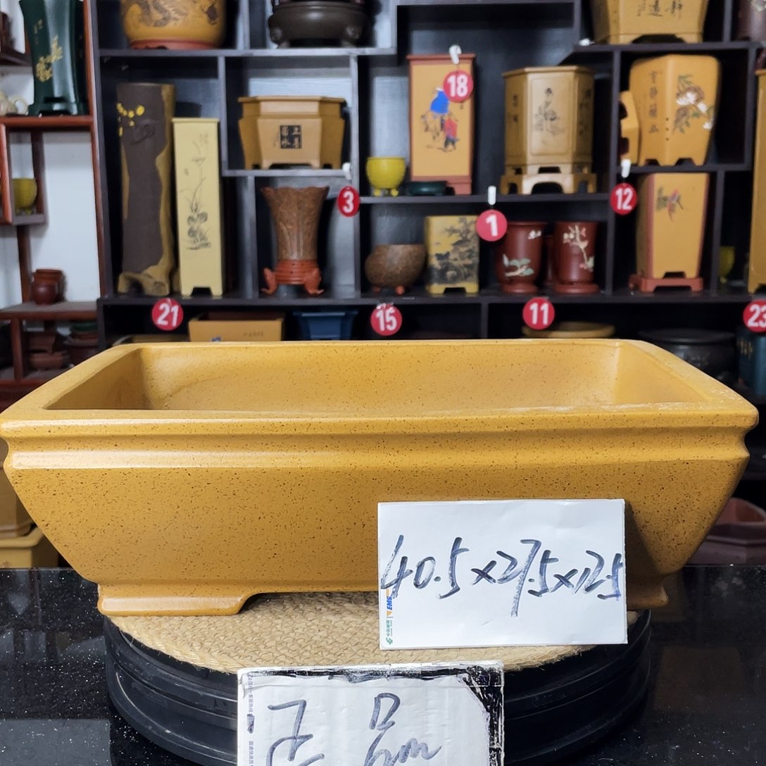 紫砂D-婉秋紫砂花盆