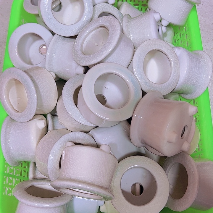 陶瓷花盆当场凑满12包邮随机瑕疵6个