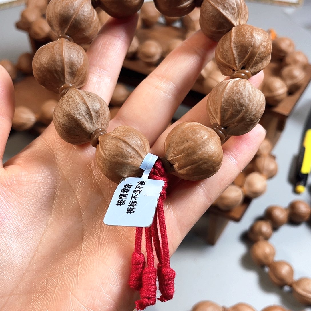 小***诶橄榄核手串/手链21/23梅林铁核