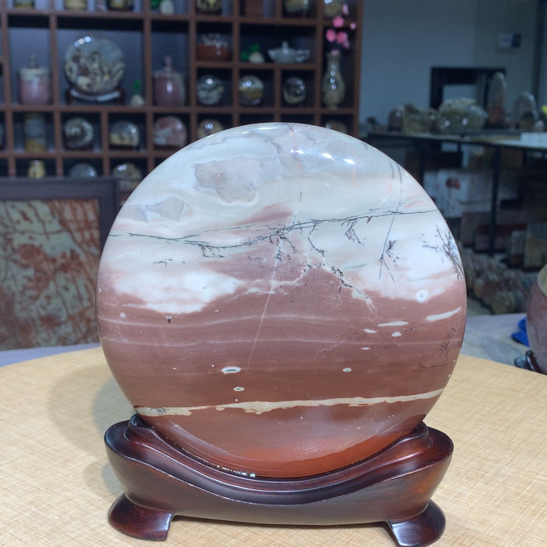 紫砂广西国画石，观赏