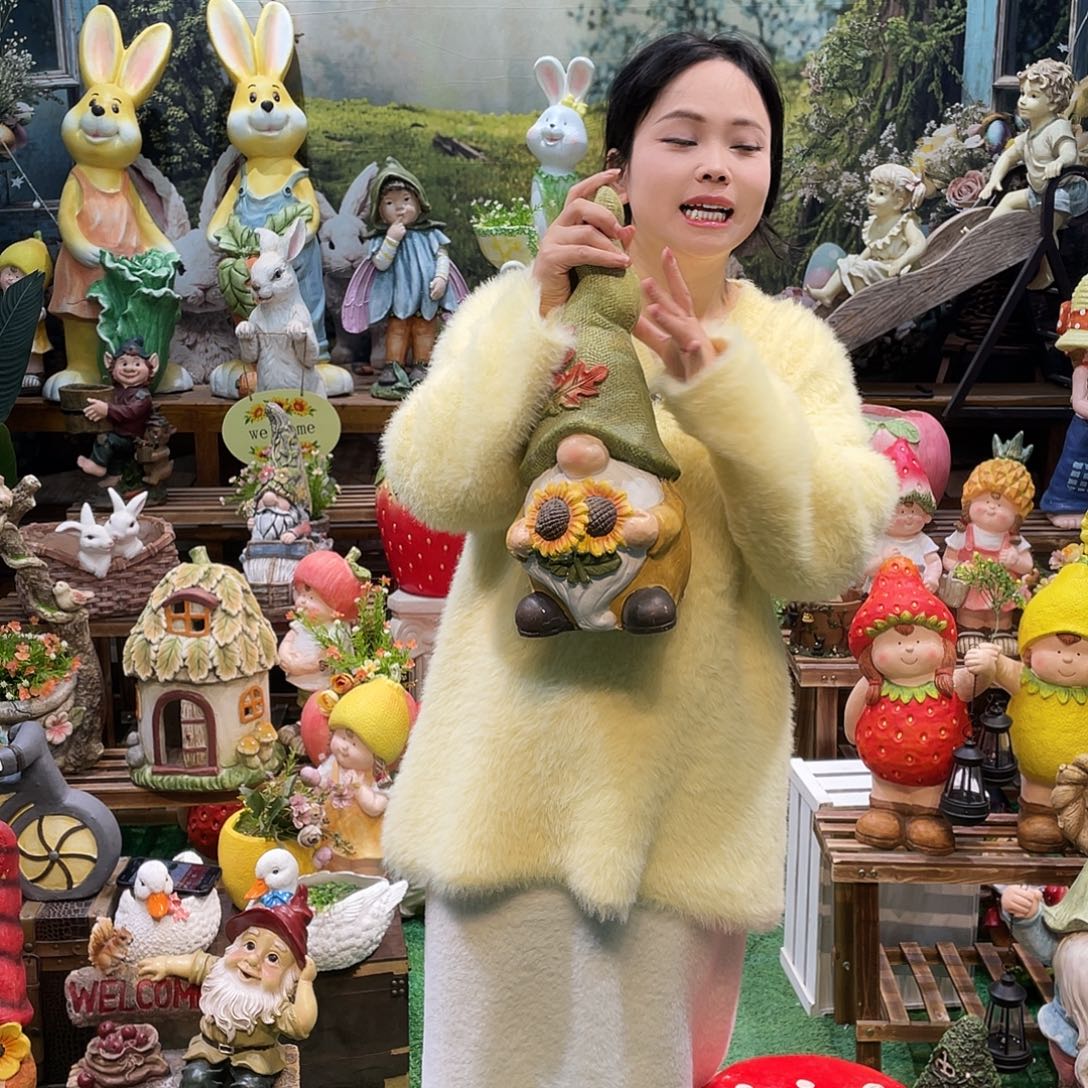 摆件花园摆件红红火火