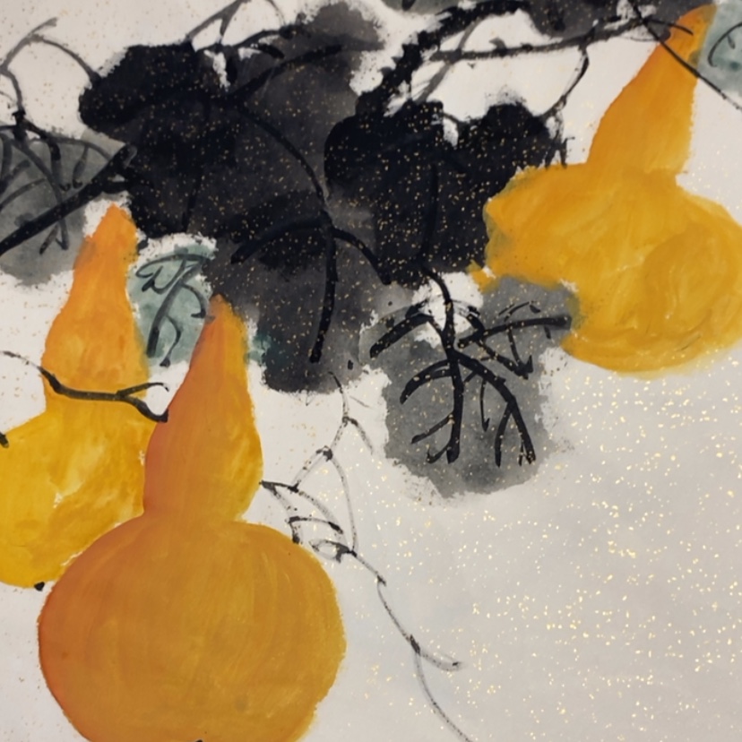 【闪购商品】国画工****婷手绘国画宣纸画心