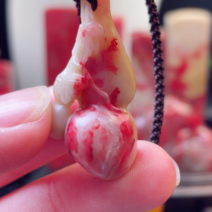 巴林鸡血石白玉地