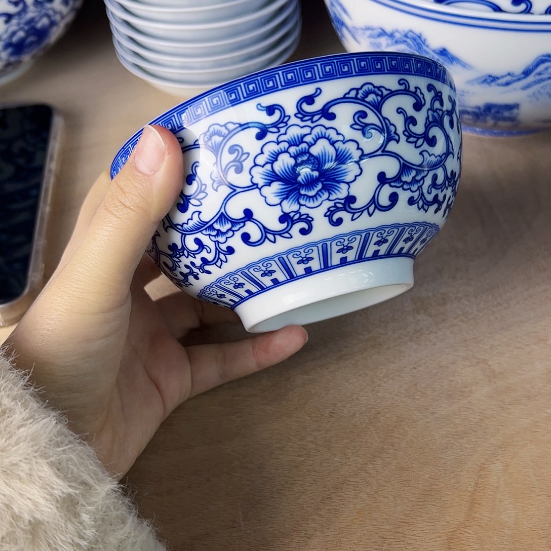 碗昕**荣10个5寸罗汉高白瓷